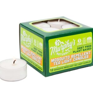 Murphys Mosquito Repellent Tea Light Candles - Pack of 12