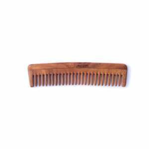 Wooden Neem Comb Wide Tooth