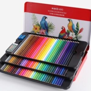 100 PIECE Watercolour Pencil Set