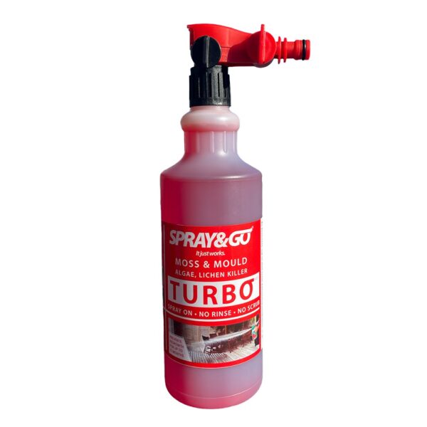 Spray & Go Moss Mould Killer - 1L Turbo Application