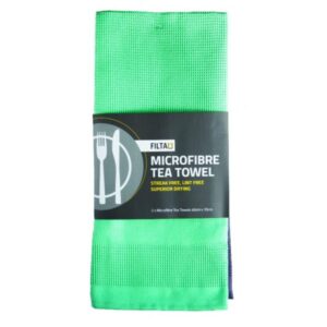 Filta XL Microfibre Tea Towel Sky 2 Pack (45cm x 70cm)