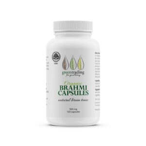 Organic Brahmi 120 Veggie Capsules 500 mg