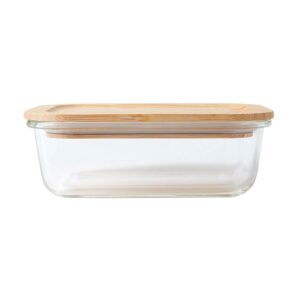 Effects Eco Glass Container w/ Bamboo lid - L