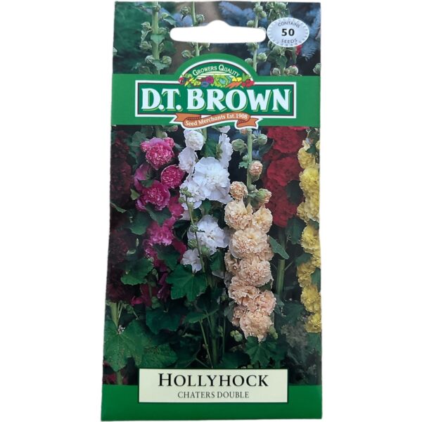 Hollyhock Chapters Double - Flower Seeds