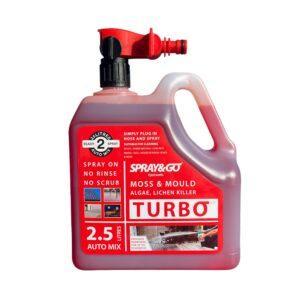 Spray & Go Moss Mould Killer - 2.5L Turbo Application