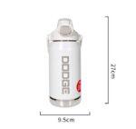Stainless Steel Thermos Water Bottle DUAL DRINKER (with straw)